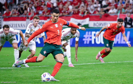 «الدون» وكانسيلو يهديان البرتغال الفوز على المجر