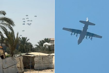 لماذا توقفت الإنزالات الجوية للمساعدات على غزة؟