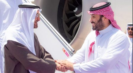 رئيس الإمارات يصل إلى الرياض وولي العهد في مقدمة مستقبليه