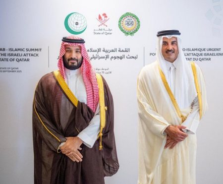 ولي العهد يبعث برقية شكر لأمير قطر