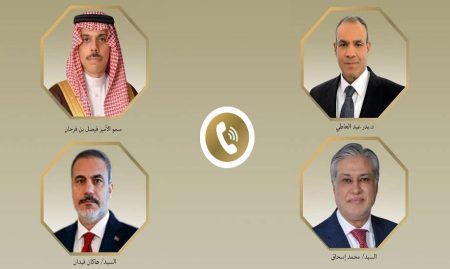 اتصالات مكثفة لوزير الخارجية مع نظرائه من السعودية وباكستان وتركيا