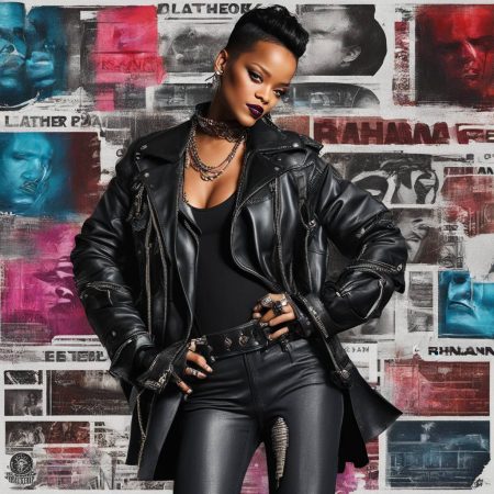 A Classic Look Gets a Punky Upgrade with Rihanna's Leather Coat