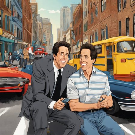 After filming a movie together, Hugh Grant surprised Jerry Seinfeld with an unexpected text