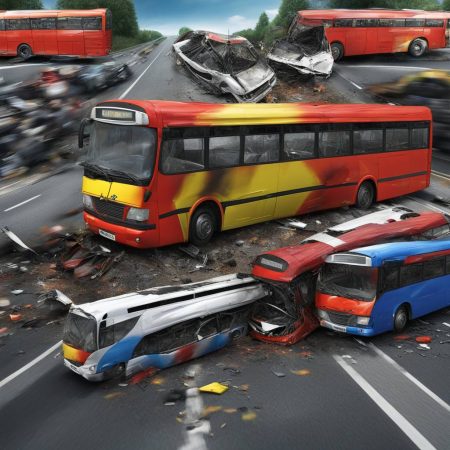 Bus crashes off highway in eastern Germany, resulting in 5 deaths