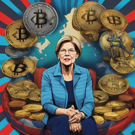 Elizabeth Warren voices concerns about cryptocurrency, stating it poses a risk to U.S. security