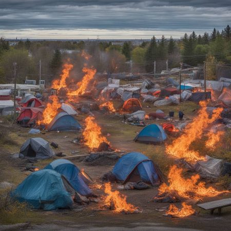 Fire in Saint John, N.B. homeless tent encampment claims lives of 2 individuals