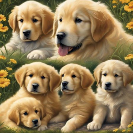 Golden Retriever Rescues 2 Field Puppies, Earns Title of 'Goodest Boy'