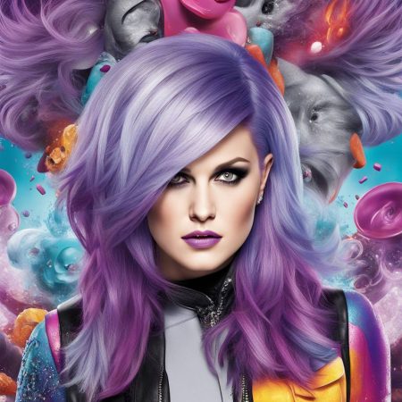 Kelly Osbourne Ditches Purple Hair for a Cool Icy Look