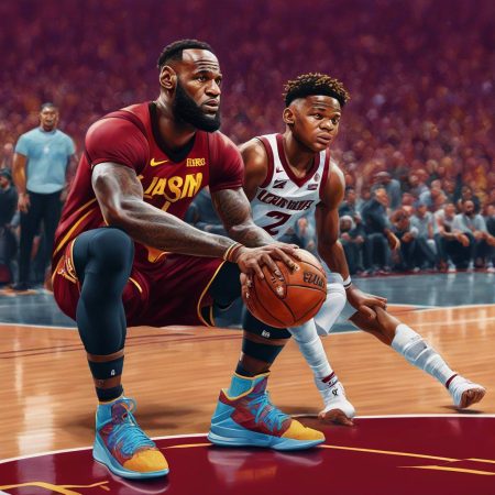 LeBron James admits feeling anxious while watching his son, Bronny, play at USC