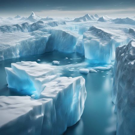 Massive ice depletion from Greenland glacier