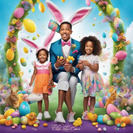 Nick Cannon and his children's Easter celebration in 2024