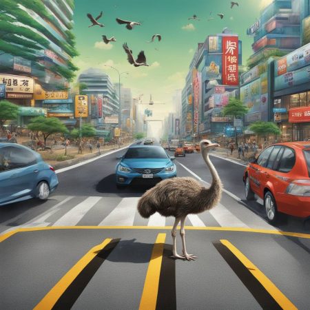 Ostrich Escapes Zoo and Dashes Through Traffic in South Korea