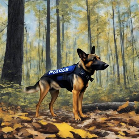 Police K-9 Locates Missing Toddler Unharmed in Woods Using Scent from Blanket