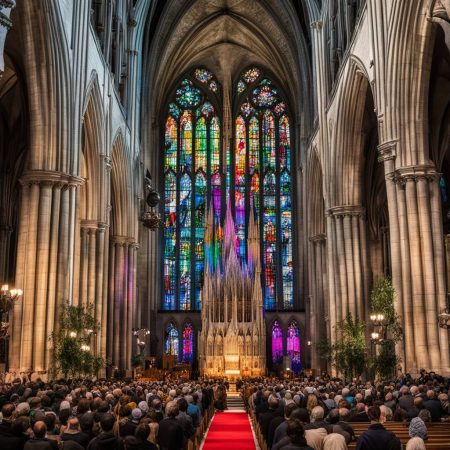 Protesters supportive of Palestine disrupt Easter Vigil service at St. Patrick's Cathedral in NYC