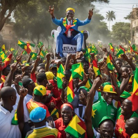 Senegal opposition candidate ahead in early election polls sparking celebrations