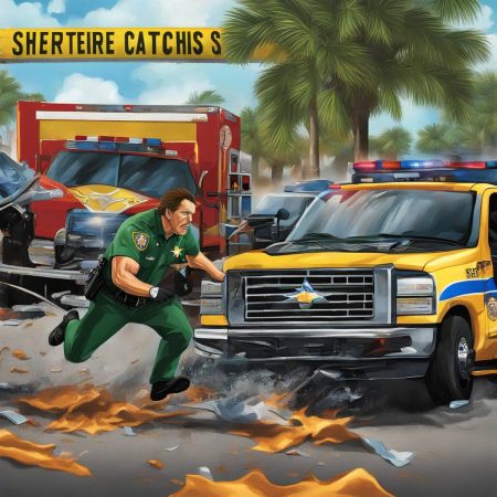 Sheriff catches Florida man trying to flee days after stealing EMS truck and crashing