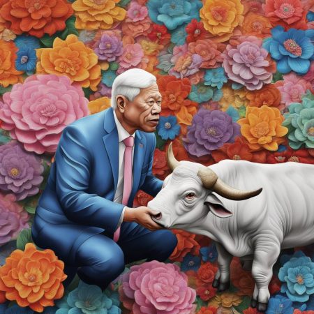 Thai Prime Minister meets rare albino buffalo worth US$500,000 in efforts to bolster 'soft power'