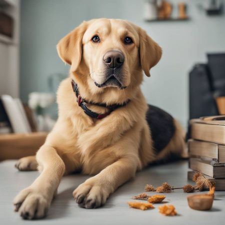 13-Year-Old Labrador Makes New Start with Son's Cat