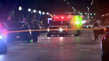 Chicago shooting scene