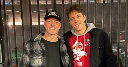 Christian McCaffrey Celebrates Brother Luke Getting Drafted in 3rd Round