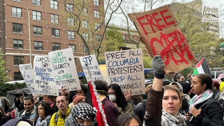 Columbia University NYPD Israel Palestine Protests NYC 29 1