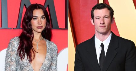 Eagle Eyed Fans Notice Dua Lipa s Background Features BF Callum Turner