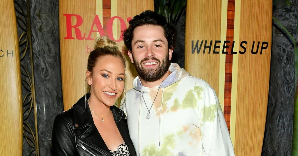 Feature Tampa Bay Buccaneers Quarterback Baker Mayfield and Wife Emily Wilkinson Relationship Timeline