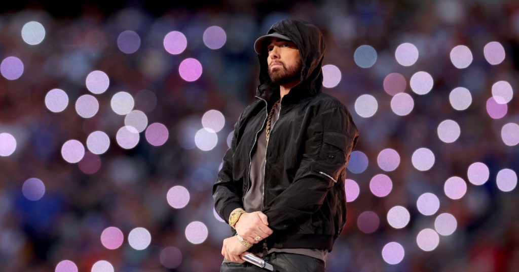 GettyImages 1370932402 Eminem Super Bowl LVI Halftime Show 2022