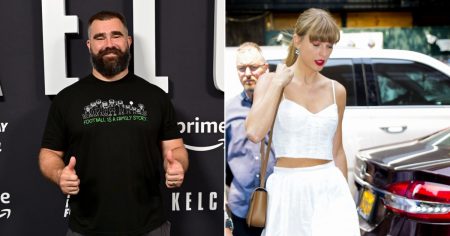 Jason Kelce Likes Taylor Swift Flip Flop Tweet