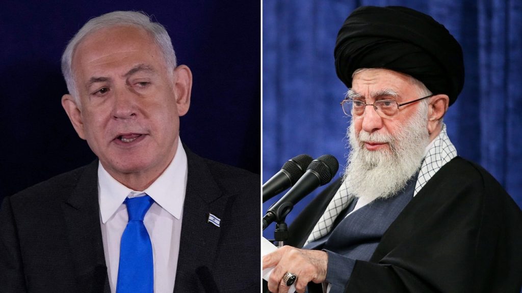 Netanyahu Khamenei Split Photo 1