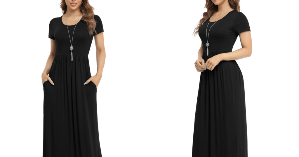 asklazy maxi dress with pockets