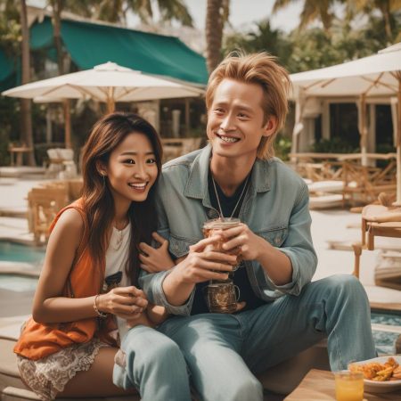 Brenda Song and Macaulay Culkin Enjoying a Suite Life Vacation