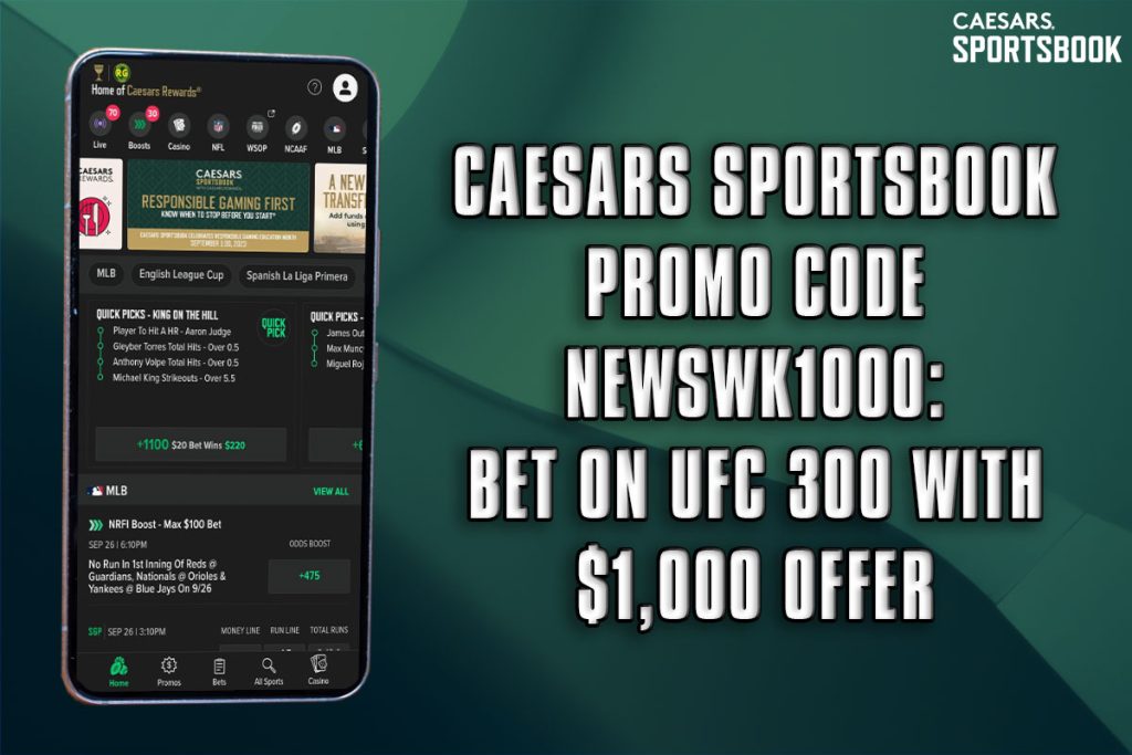 caesars sportsbook promo code