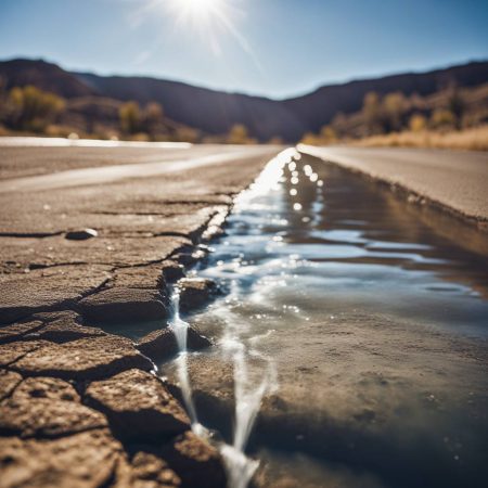 Crack in rural Utah dam causes water to pour out, posing risk to nearby town