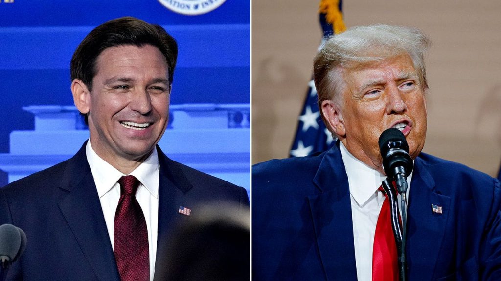 desantis trump one on one