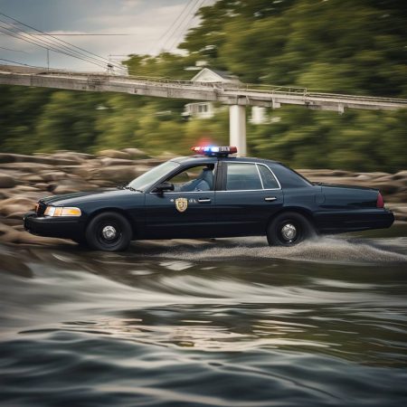 During police chase, driver miraculously survives 100-foot plunge into Long Island Sound