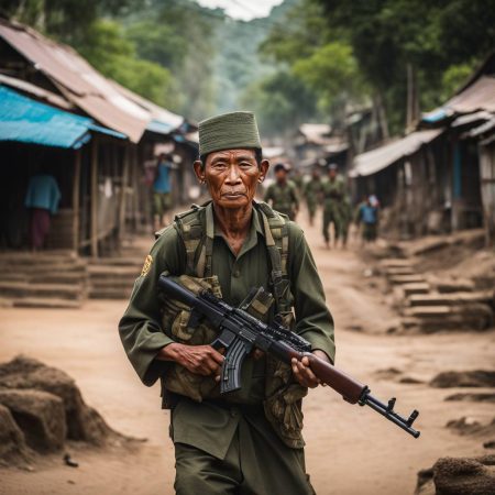 Ethnic rebels in Burma are poised to capture a strategic town on the Thai border from government forces