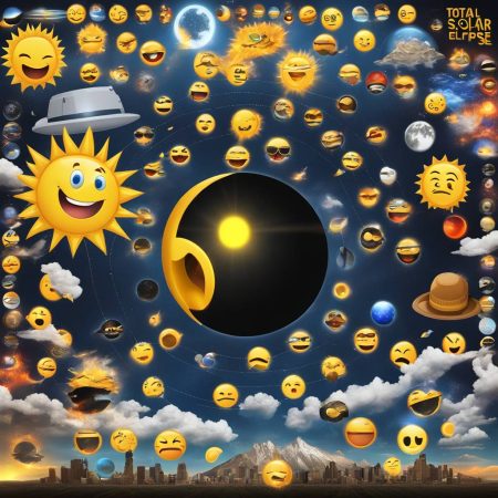 Everything you need to know about the Total Solar Eclipse in an 'Emoji Map' Meme