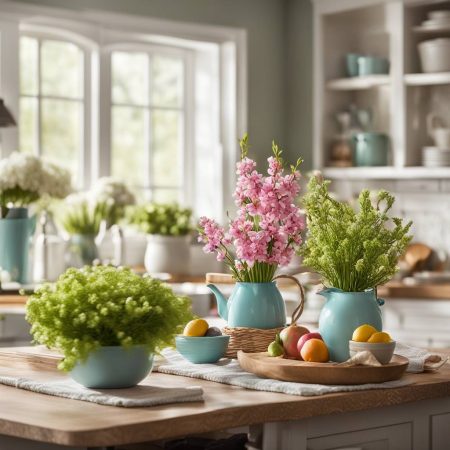 Exciting Spring Decor Ideas for the Kitchen and Living Room