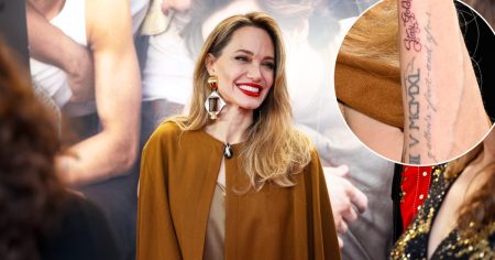 feature Angelina Jolie Gets Special Tattoo in Honor of The Outsiders