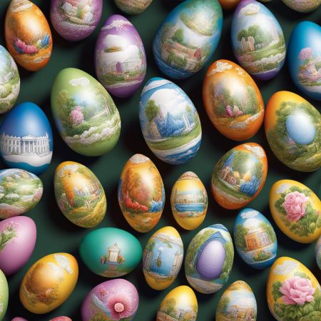 First Lady Reveals Commemorative Easter Eggs at the White House, Continuing Decades-Long Tradition