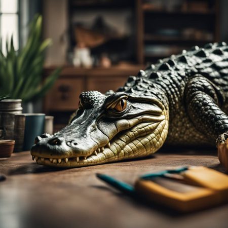 Florida woman left trembling after discovering large alligator inside her home