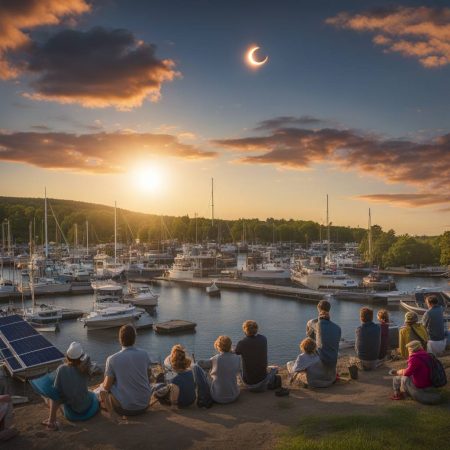 Global visitors flock to New Brunswick to witness solar eclipse from around the world.