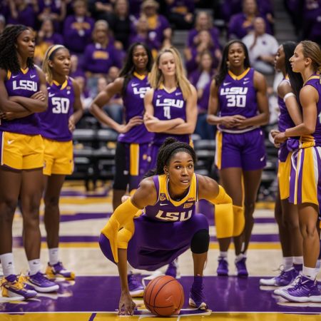 Governor points to 'bigger problem' for college sports as LSU women's basketball team skips national anthem