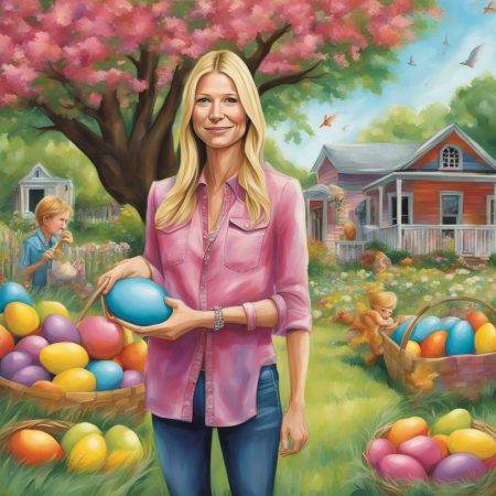 Gwyneth Paltrow Spends Easter in Nashville with her Children, Apple and Moses