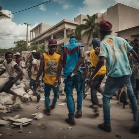 Haitian gangs ransack national library as violence escalates, prompting mass exodus from capital