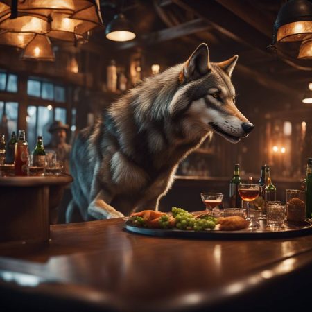 Hunter parades wolf around bar before shooting it dead: Horrifying footage captured.