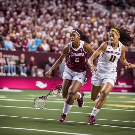 In NCAA women's championship, South Carolina takes the lead against Iowa