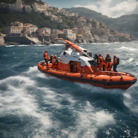 Italian coast guard saves 22 stranded individuals, retrieves 9 deceased bodies with 15 still unaccounted for