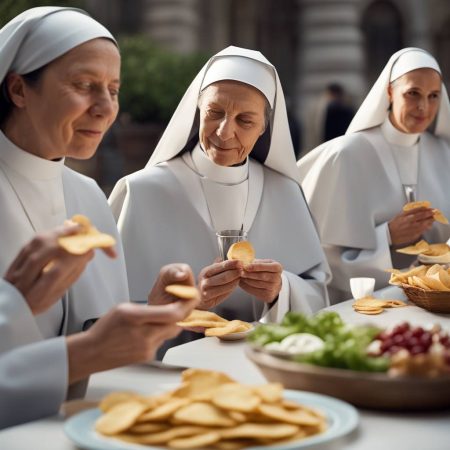 Italian commercial causing backlash as nuns portrayed consuming chips during communion